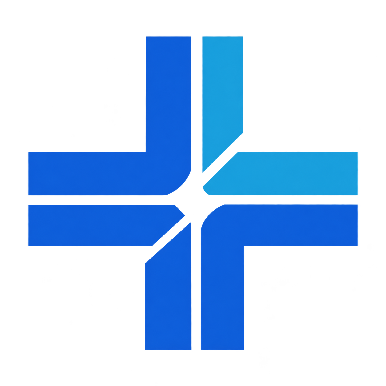 Khan Hospital blue medical cross